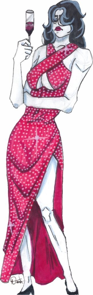 Red Wine Red Dress - Rød Vin Rød Kjole